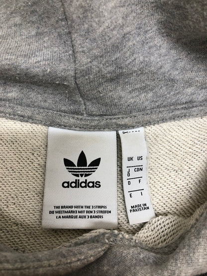 【中古品】【メンズ】 adidas アディダス adidas logo パーカー アディダス ロゴ パーカー 147-250223-rn-20-oto サイズ：O カラー：グレー 万代Net店