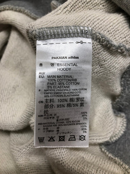 【中古品】【メンズ】 adidas アディダス adidas logo パーカー アディダス ロゴ パーカー 147-250223-rn-20-oto サイズ：O カラー：グレー 万代Net店