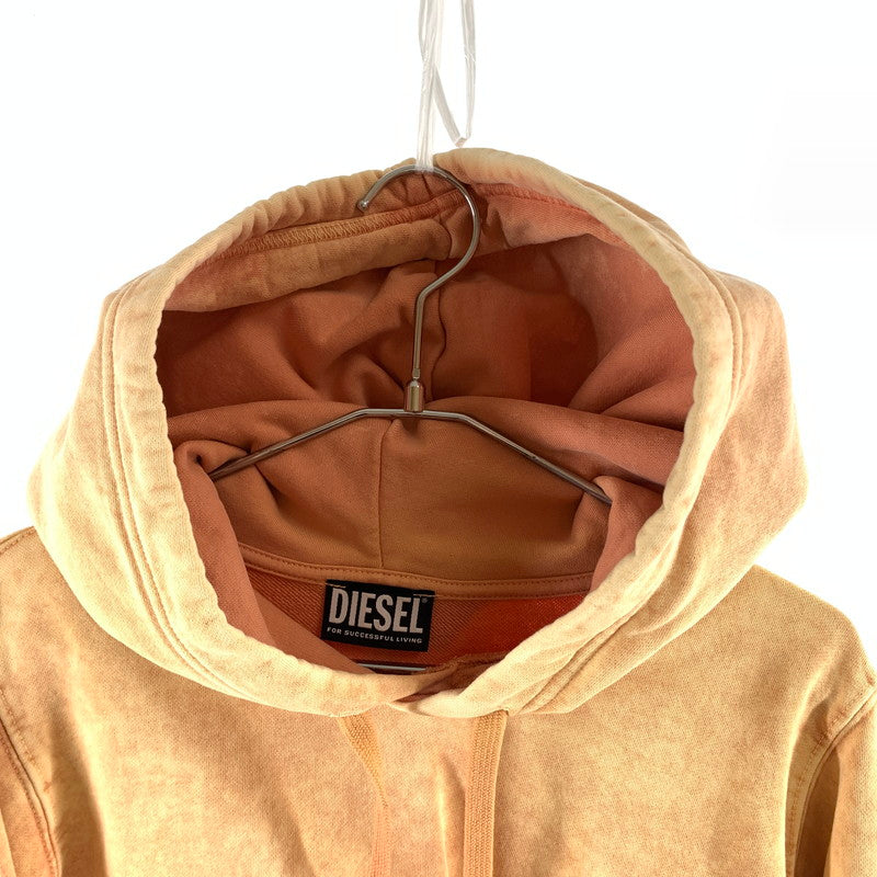 【中古美品】【メンズ】 DIESEL ディーゼル F-REGGY-HOOD パーカー 147-260430-ts-09-otoh サイズ：XS カラー：オレンジ 万代Net店
