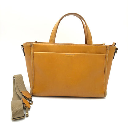 【中古品】【レディース】 NEWYORKER ACCESSORY ニューヨーカー アクセサリー レザーバッグ カバン 188-260623-sm-04-otoh カラー：キャメル 万代Net店