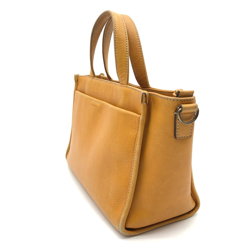 【中古品】【レディース】 NEWYORKER ACCESSORY ニューヨーカー アクセサリー レザーバッグ カバン 188-260623-sm-04-otoh カラー：キャメル 万代Net店