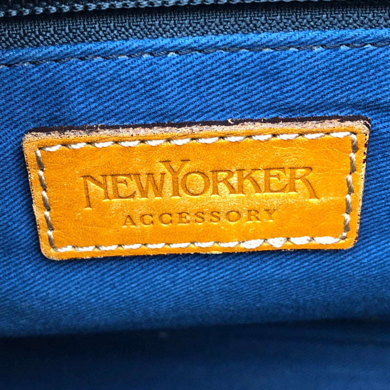 【中古品】【レディース】 NEWYORKER ACCESSORY ニューヨーカー アクセサリー レザーバッグ カバン 188-260623-sm-04-otoh カラー：キャメル 万代Net店