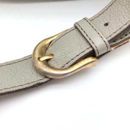 【中古品】【レディース】 ESTIME エスティーヌ レザー ショルダーバッグ カバン 188-260623-sm-05-otoh カラー：ライトグレー 万代Net店