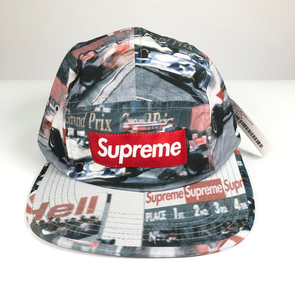 【中古美品】【メンズ】 SUPREME METALLIC LOGO CORDUROY 5-PANEL シュプリーム メタリックロゴ コーデュロイ 5パネル キャップ 149-260710-sm-02-otoh カラー：ネイビー 万代Net店