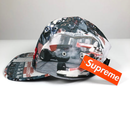 【中古美品】【メンズ】 SUPREME METALLIC LOGO CORDUROY 5-PANEL シュプリーム メタリックロゴ コーデュロイ 5パネル キャップ 149-260710-sm-02-otoh カラー：ネイビー 万代Net店