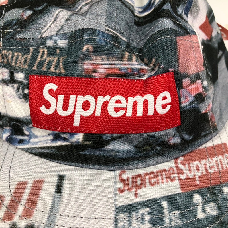 【中古美品】【メンズ】 SUPREME METALLIC LOGO CORDUROY 5-PANEL シュプリーム メタリックロゴ コーデュロイ 5パネル キャップ 149-260710-sm-02-otoh カラー：ネイビー 万代Net店