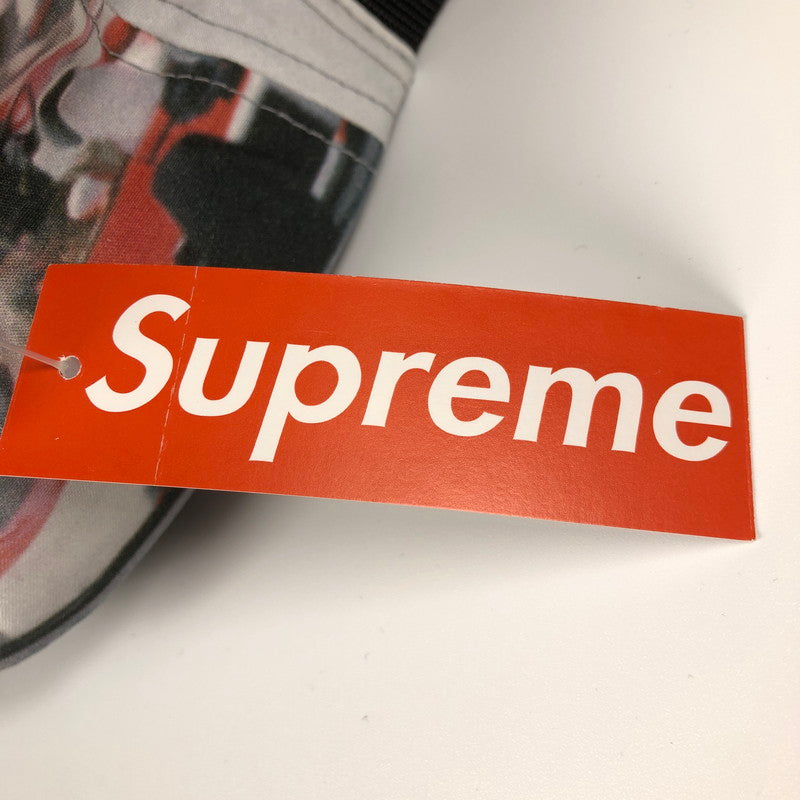 【中古美品】【メンズ】 SUPREME METALLIC LOGO CORDUROY 5-PANEL シュプリーム メタリックロゴ コーデュロイ 5パネル キャップ 149-260710-sm-02-otoh カラー：ネイビー 万代Net店