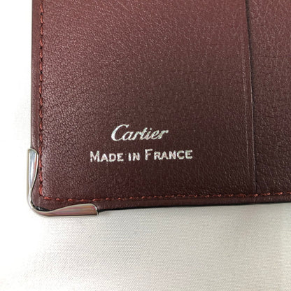 【中古品】【レディース】 CARTIER カルティエ マスト ドゥ カルティエ カードホルダー 名刺入れ 定期入れ 192-260624-sm-04-otoh カラー：ブラック 万代Net店