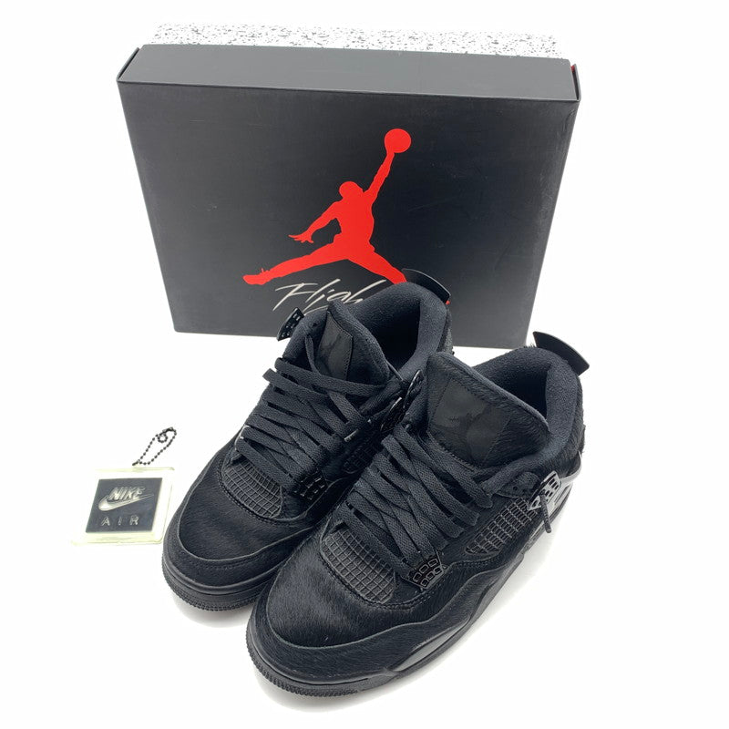 【中古美品】【レディース】 NIKE ナイキ WMNS AIR JORDAN 4 RETRO NXN CK2925 100 スニーカー 靴 160-260628-st-02-otoh カラー：ブラック 万代Net店