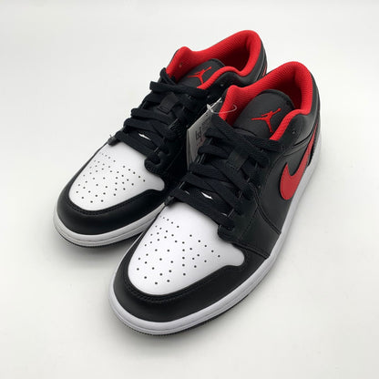 【中古美品】【メンズ】 NIKE ナイキ 553558-063 AIR JORDAN 1 LOW"WHITE TOE" スニーカー 靴 160-260601-st-05-otoh カラー：ホワイトトゥ/ファイヤーレッド 万代Net店