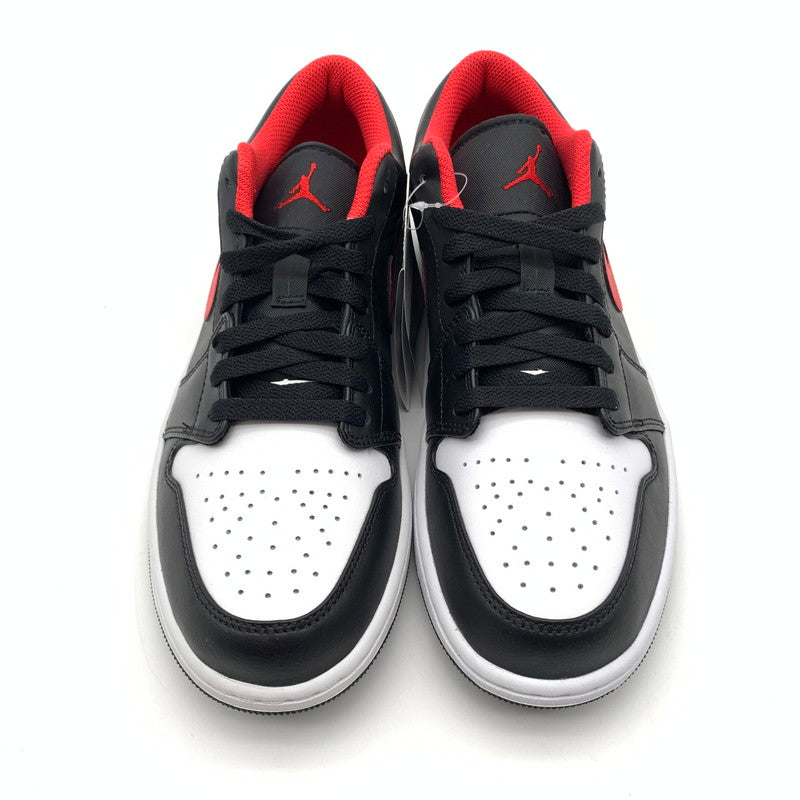 【中古美品】【メンズ】 NIKE ナイキ 553558-063 AIR JORDAN 1 LOW"WHITE TOE" スニーカー 靴 160-260601-st-05-otoh カラー：ホワイトトゥ/ファイヤーレッド 万代Net店
