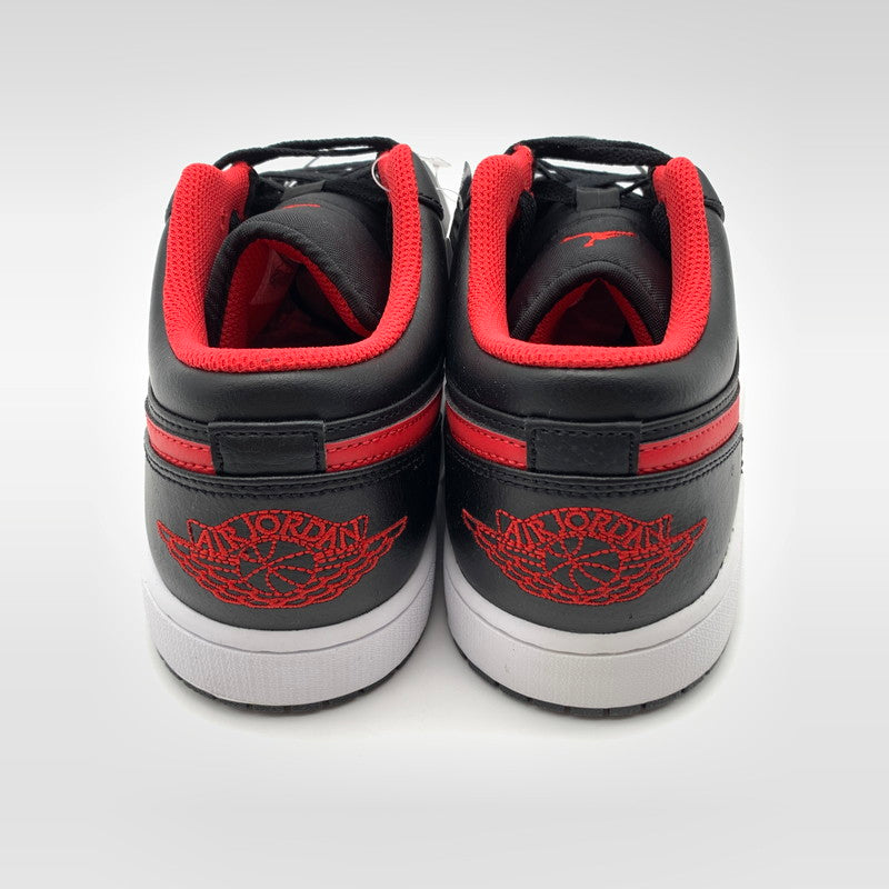 【中古美品】【メンズ】 NIKE ナイキ 553558-063 AIR JORDAN 1 LOW"WHITE TOE" スニーカー 靴 160-260601-st-05-otoh カラー：ホワイトトゥ/ファイヤーレッド 万代Net店