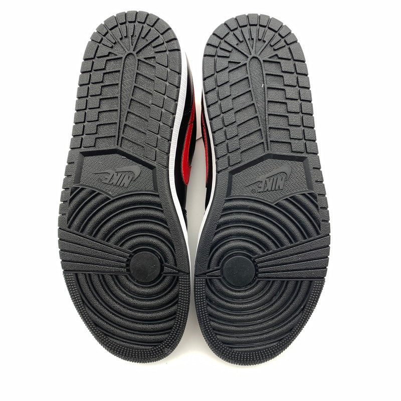 【中古美品】【メンズ】 NIKE ナイキ 553558-063 AIR JORDAN 1 LOW"WHITE TOE" スニーカー 靴 160-260601-st-05-otoh カラー：ホワイトトゥ/ファイヤーレッド 万代Net店