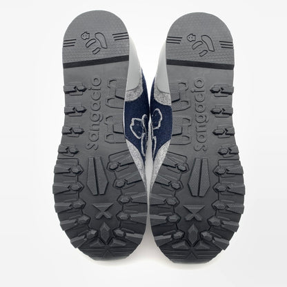 【中古美品】【メンズ】 via SANGACIO にゅ～ず Tweed スニーカー 靴 162-260601-st-08-otoh カラー：ネイビー/グレー 万代Net店