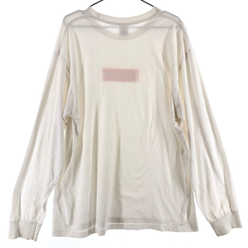【中古品】【メンズ】 SUPREME シュプリーム 20fw Box Logo Tee 長袖Tシャツ 長袖カットソー 149-260510-sy-02-otoh サイズ：L カラー：ホワイト系 万代Net店