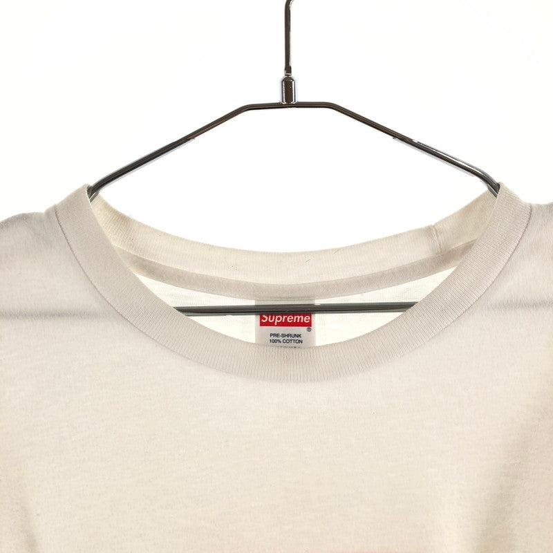 【中古品】【メンズ】 SUPREME シュプリーム 20fw Box Logo Tee 長袖Tシャツ 長袖カットソー 149-260510-sy-02-otoh サイズ：L カラー：ホワイト系 万代Net店
