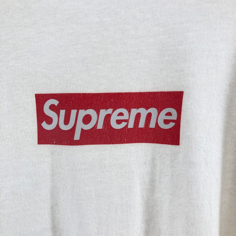 【中古品】【メンズ】 SUPREME シュプリーム 20fw Box Logo Tee 長袖Tシャツ 長袖カットソー 149-260510-sy-02-otoh サイズ：L カラー：ホワイト系 万代Net店