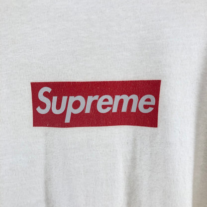 【中古品】【メンズ】 SUPREME シュプリーム 20fw Box Logo Tee 長袖Tシャツ 長袖カットソー 149-260510-sy-02-otoh サイズ：L カラー：ホワイト系 万代Net店