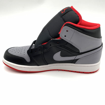 【中古美品】【メンズ】 NIKE ナイキ DQ8426-006 AIR JORDAN 1 MID "Black/Cement Grey-Fire Red" スニーカー 靴 160-260601-st-10-otoh カラー：ブラック/ファイヤーレッド/ホワイト/セメントグレー 万代Net店