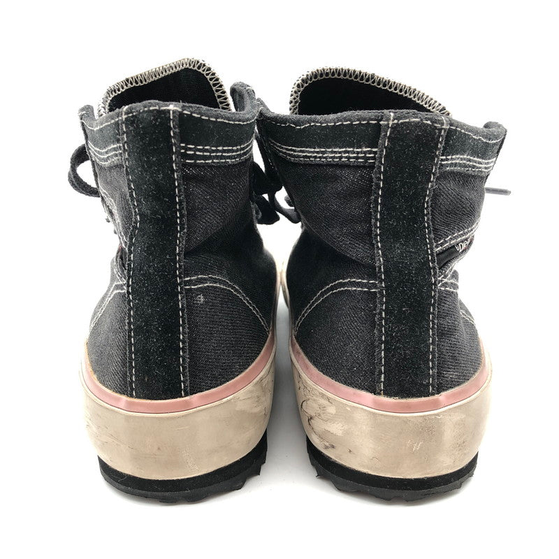 【中古品】【レディース】 DIESEL S-PRINCIPIA MID ディーゼル S-プリンシピア ミッド ウィメンズ スニーカー ハイカットスニーカー 靴 162-260715-sm-06-otoh カラー：ウォッシュドブラック 万代Net店