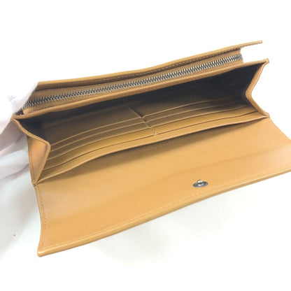 【中古品】【レディース】 BOTTEGA VENETA ボッテガ ヴェネタ イントレチャート 2つ折り 長財布 財布 181-260624-sm-03-otoh カラー：ライトベージュ キャメルベージュ 万代Net店