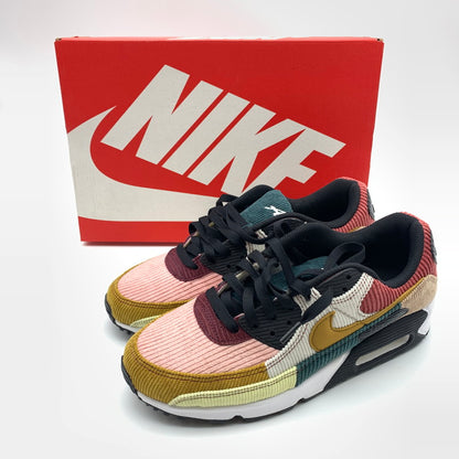 【中古美品】【レディース】 NIKE ナイキ W AIR MAX 90 SE FB8455 001 スニーカー 靴 160-260618-st-14-otoh カラー：ブラック／ブロンジーン－レッドスターダスト－セイル） 万代Net店