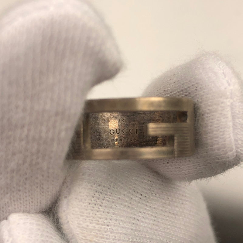 【中古品】【メンズ】 GUCCI グッチ リング アクセサリー Gロゴリング 192-260624-sm-05-otoh カラー：シルバー 10号 万代Net店