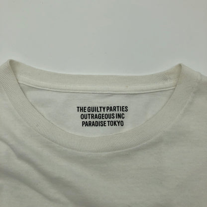 【中古品】【メンズ】 WACKO MARIA ワコマリア TIM LEHI 虎 バックプリント 長袖Tシャツ ホワイト 147-260602-sm-01-otoh サイズ：L カラー：ホワイト 万代Net店