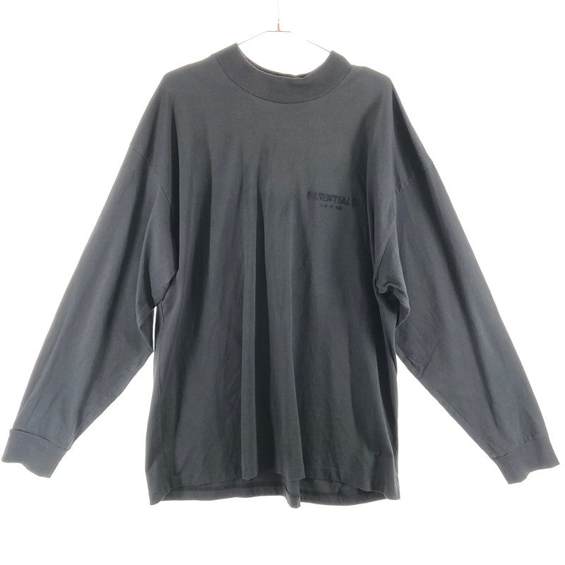 【中古美品】【メンズ】 FEAR OF GOD ESSENTIALS フィアオブゴッド エッセンシャルズ Front Logo L/S Tee 長袖Tシャツ 147-260506-sy-02-otoh サイズ：XL カラー：ブラック系 万代Net店
