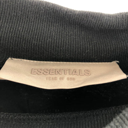 【中古美品】【メンズ】 FEAR OF GOD ESSENTIALS フィアオブゴッド エッセンシャルズ Front Logo L/S Tee 長袖Tシャツ 147-260506-sy-02-otoh サイズ：XL カラー：ブラック系 万代Net店