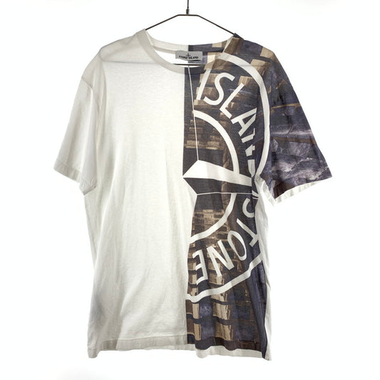 【中古品】【メンズ】 STONE ISLAND ストーンアイランド Tシャツ 147-260430-ts-03-otoh サイズ：XL カラー：ホワイト 万代Net店