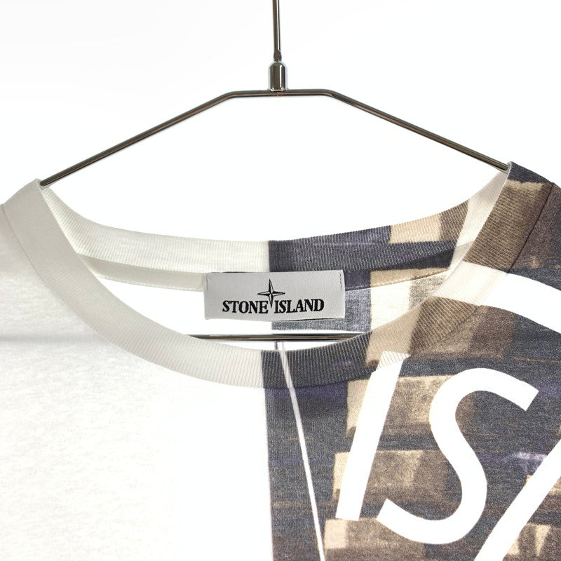 【中古品】【メンズ】 STONE ISLAND ストーンアイランド Tシャツ 147-260430-ts-03-otoh サイズ：XL カラー：ホワイト 万代Net店