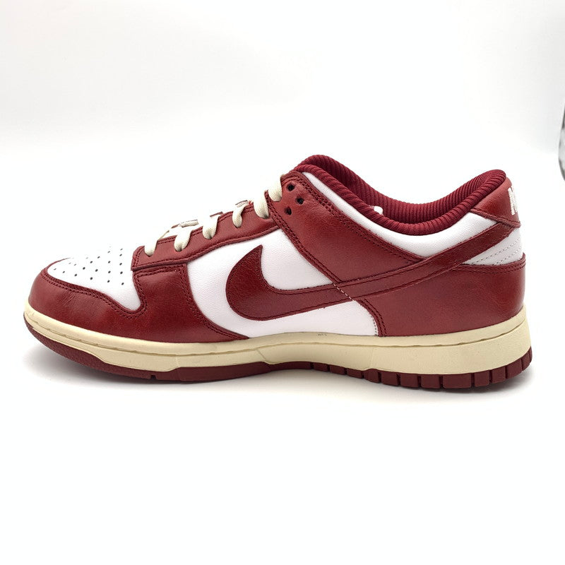 【中古美品】【メンズ】 NIKE ナイキ FJ4555-100 WMNS DUNK LOW PRM "TEAM RED AND WHITE" スニーカー 靴 160-260618-st-16-otoh カラー：ホワイト / チームレッド - ココナッツミルク 万代Net店