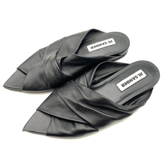【中古品】【レディース】 JIL SANDER ジルサンダー レザーサンダル スニーカー 靴 162-260625-st-15-otoh カラー：ブラック 万代Net店