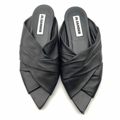 【中古品】【レディース】 JIL SANDER ジルサンダー レザーサンダル スニーカー 靴 162-260625-st-15-otoh カラー：ブラック 万代Net店