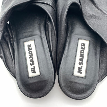 【中古品】【レディース】 JIL SANDER ジルサンダー レザーサンダル スニーカー 靴 162-260625-st-15-otoh カラー：ブラック 万代Net店