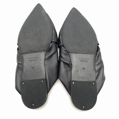 【中古品】【レディース】 JIL SANDER ジルサンダー レザーサンダル スニーカー 靴 162-260625-st-15-otoh カラー：ブラック 万代Net店