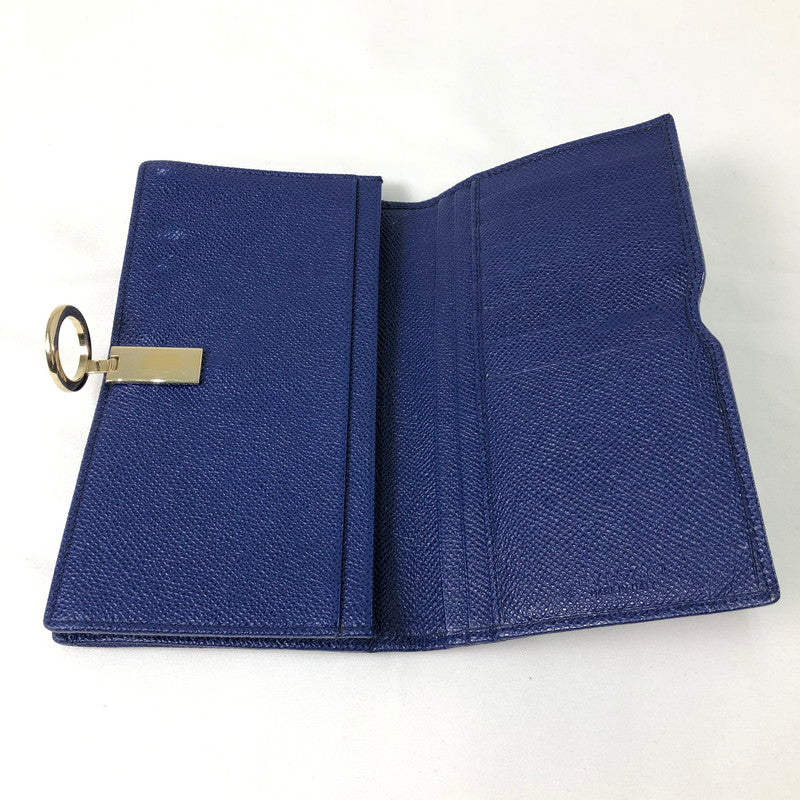 【中古品】【レディース】 BVLGARI ブルガリ ブルガリ ブルーダリア 長財布 財布 181-260624-sm-02-otoh カラー：ネイビーブルー 万代Net店