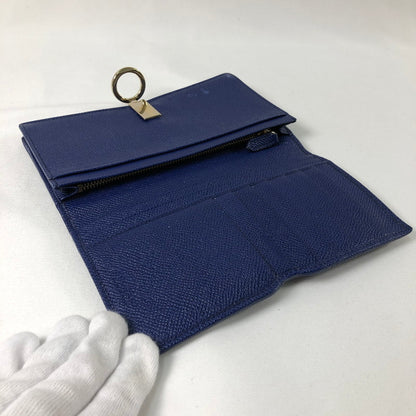 【中古品】【レディース】 BVLGARI ブルガリ ブルガリ ブルーダリア 長財布 財布 181-260624-sm-02-otoh カラー：ネイビーブルー 万代Net店