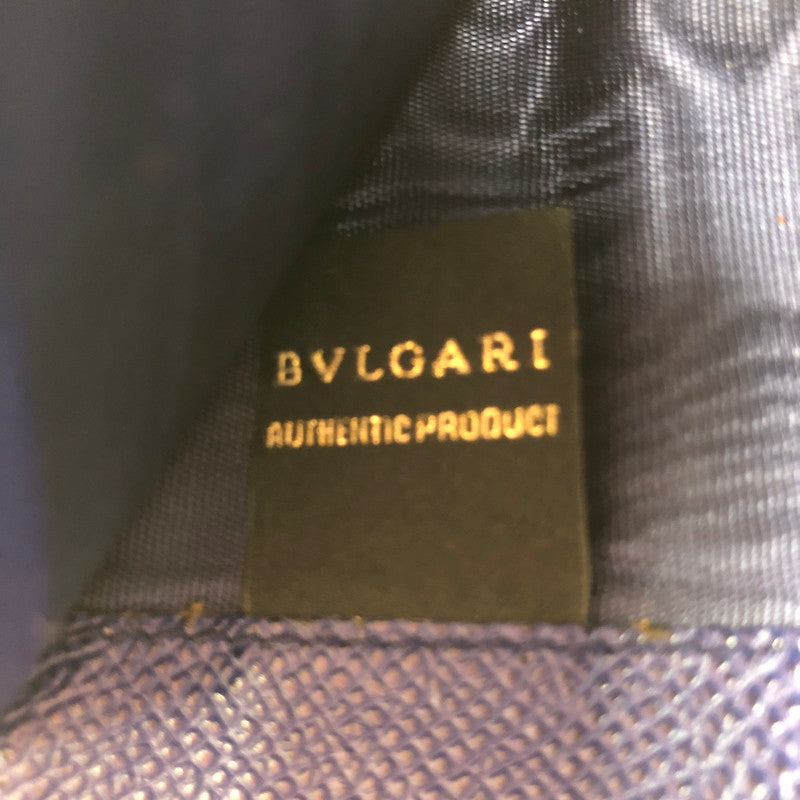 【中古品】【レディース】 BVLGARI ブルガリ ブルガリ ブルーダリア 長財布 財布 181-260624-sm-02-otoh カラー：ネイビーブルー 万代Net店