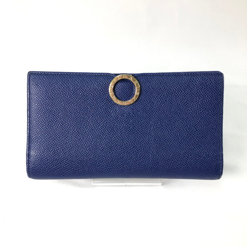 【中古品】【レディース】 BVLGARI ブルガリ ブルガリ ブルーダリア 長財布 財布 181-260624-sm-02-otoh カラー：ネイビーブルー 万代Net店