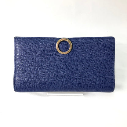 【中古品】【レディース】 BVLGARI ブルガリ ブルガリ ブルーダリア 長財布 財布 181-260624-sm-02-otoh カラー：ネイビーブルー 万代Net店