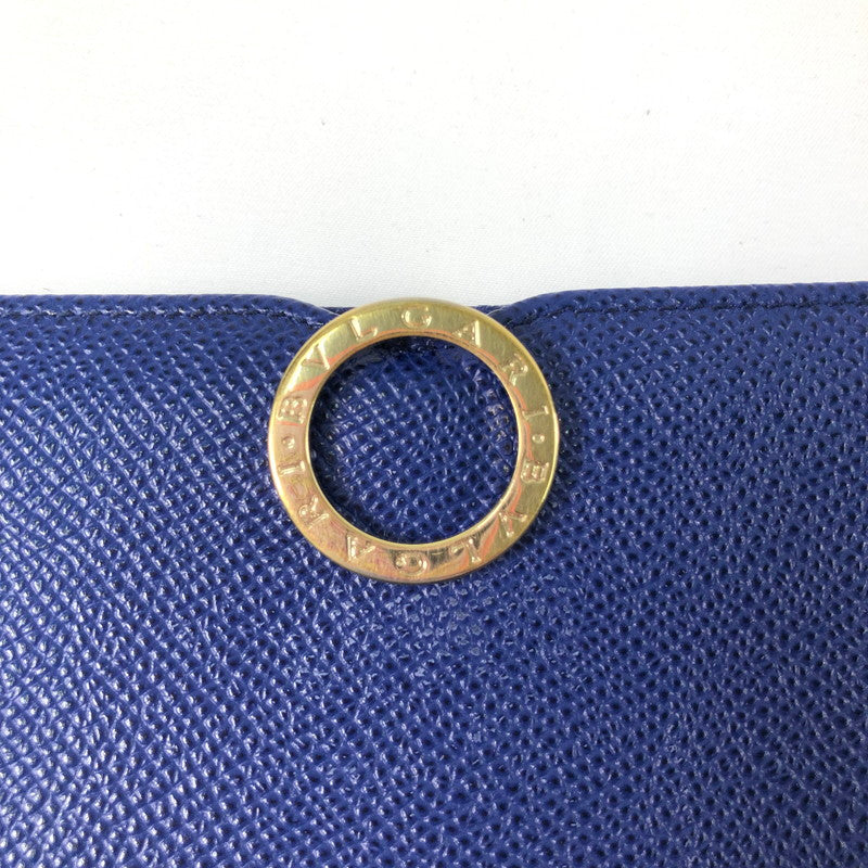【中古品】【レディース】 BVLGARI ブルガリ ブルガリ ブルーダリア 長財布 財布 181-260624-sm-02-otoh カラー：ネイビーブルー 万代Net店