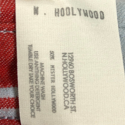 【中古品】【メンズ】 N.HOOLYWOOD N.HOOLYWOOD エヌハリウッド 長袖コットンチェックワークシャツ 長袖ネルシャツ 140-260703-sm-08-otoh カラー：ライトブルー レッド 万代Net店