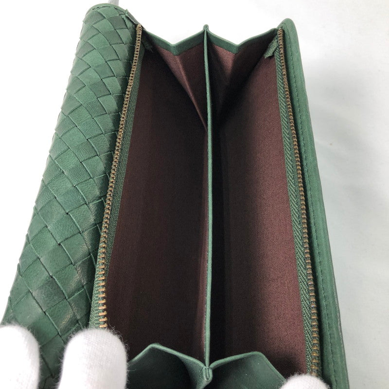 【中古品】【レディース】 PONY LEATHER ポニーレザー 馬革 長財布 財布 200-260624-sm-01-otoh カラー：ダークグリーン 万代Net店