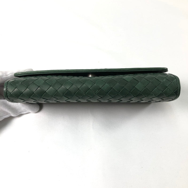 【中古品】【レディース】 PONY LEATHER ポニーレザー 馬革 長財布 財布 200-260624-sm-01-otoh カラー：ダークグリーン 万代Net店