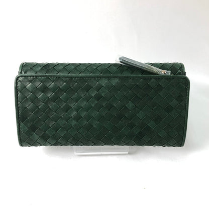 【中古品】【レディース】 PONY LEATHER ポニーレザー 馬革 長財布 財布 200-260624-sm-01-otoh カラー：ダークグリーン 万代Net店