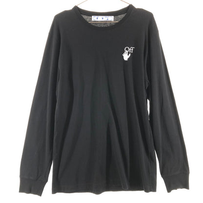 【中古品】【メンズ】 OFF-WHIITE オフホワイト OMAB001F21JER001 長袖カットソー Tシャツ 147-260510-sy-01-otoh サイズ：XL カラー：ブラック系 万代Net店