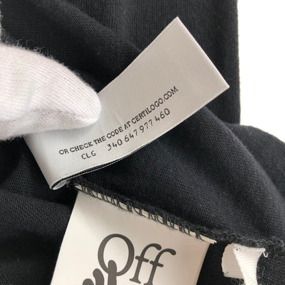 【中古品】【メンズ】 OFF-WHIITE オフホワイト OMAB001F21JER001 長袖カットソー Tシャツ 147-260510-sy-01-otoh サイズ：XL カラー：ブラック系 万代Net店