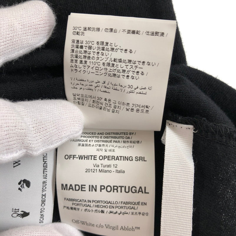 【中古品】【メンズ】 OFF-WHIITE オフホワイト OMAB001F21JER001 長袖カットソー Tシャツ 147-260510-sy-01-otoh サイズ：XL カラー：ブラック系 万代Net店